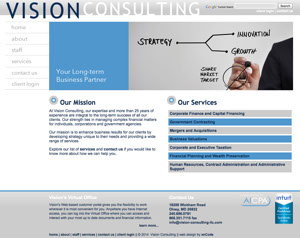 Vision Consulting Website Thumbnail